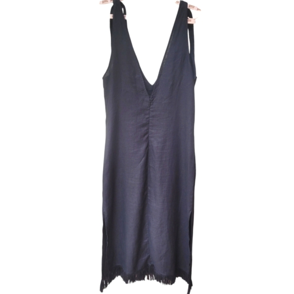 Magali Pascal 100% Linen Midi Dress Size S - Picture 3 of 16